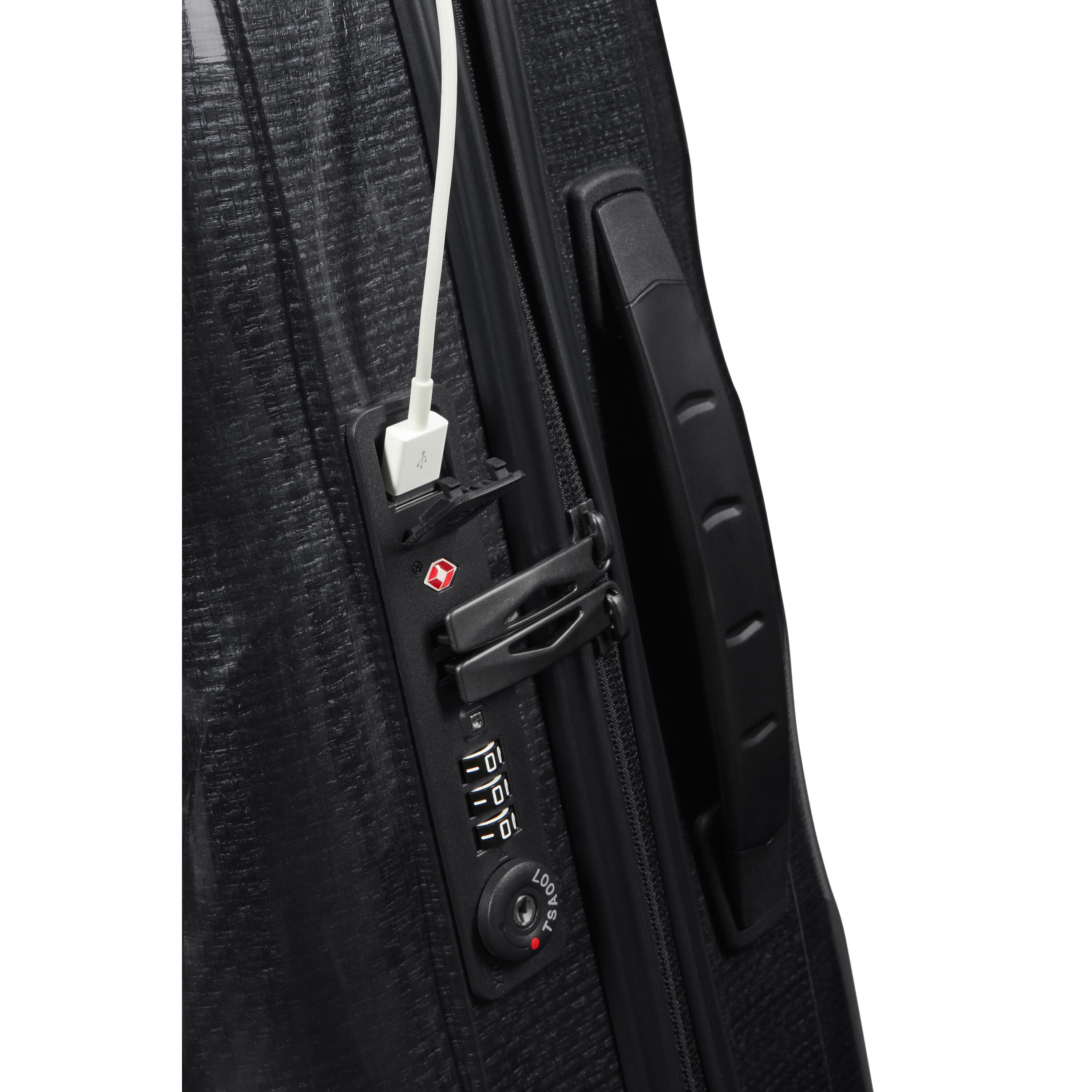 C-Lite Carry-On Spinner in the color Black. image number 7