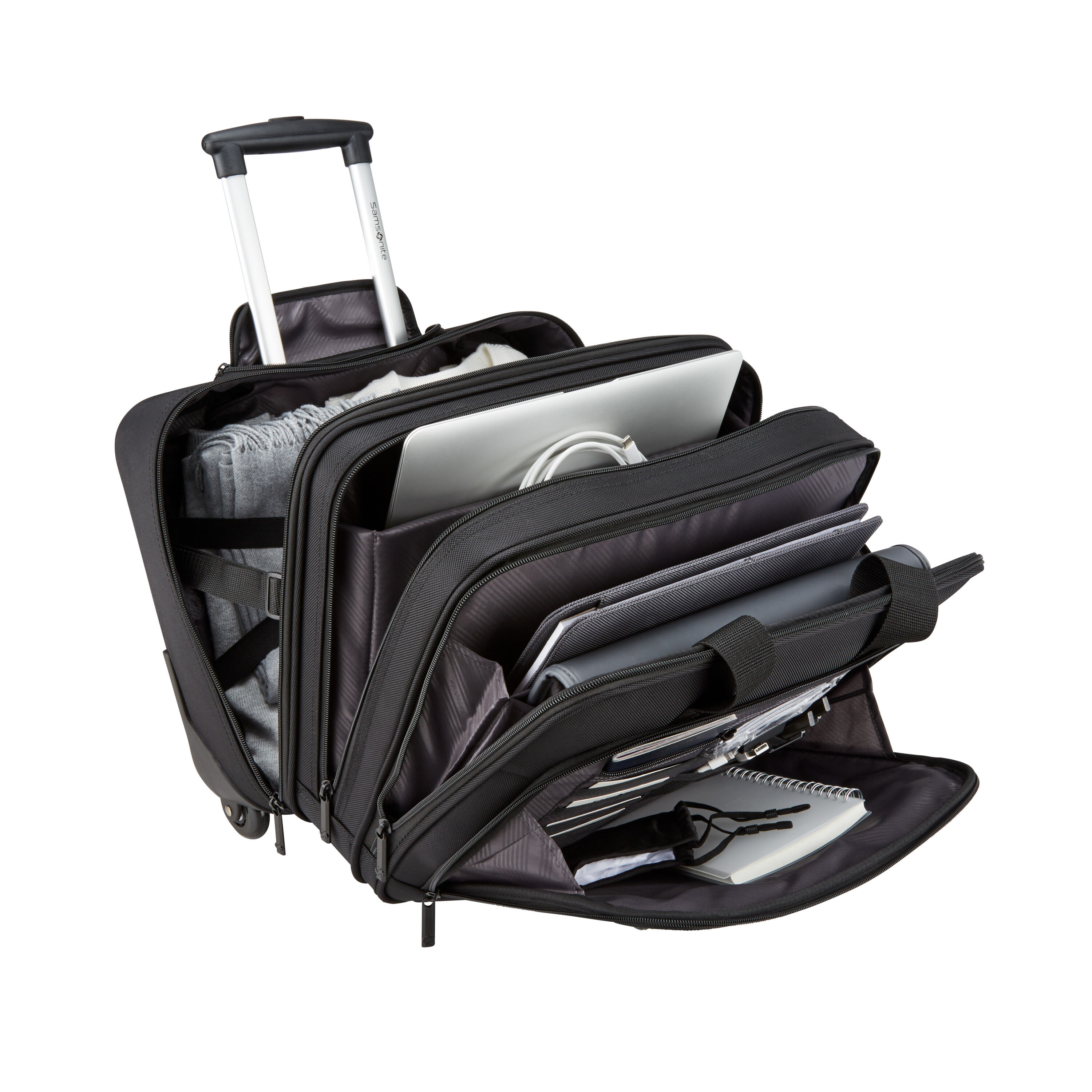 Classic Business 2.0 Wheeled Business Case in the color Black.