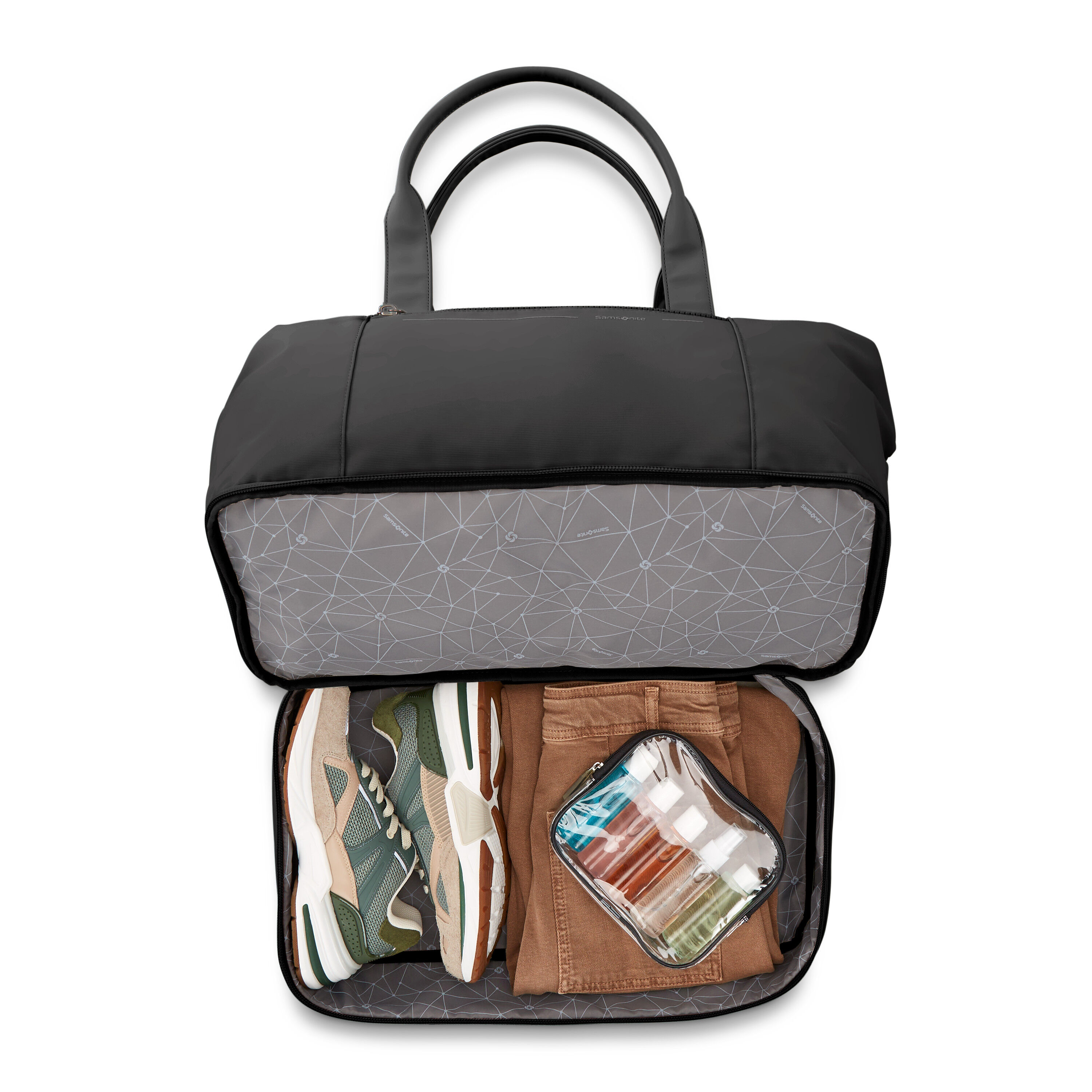 Better Than Basic Weekender in the color Black. image number 2