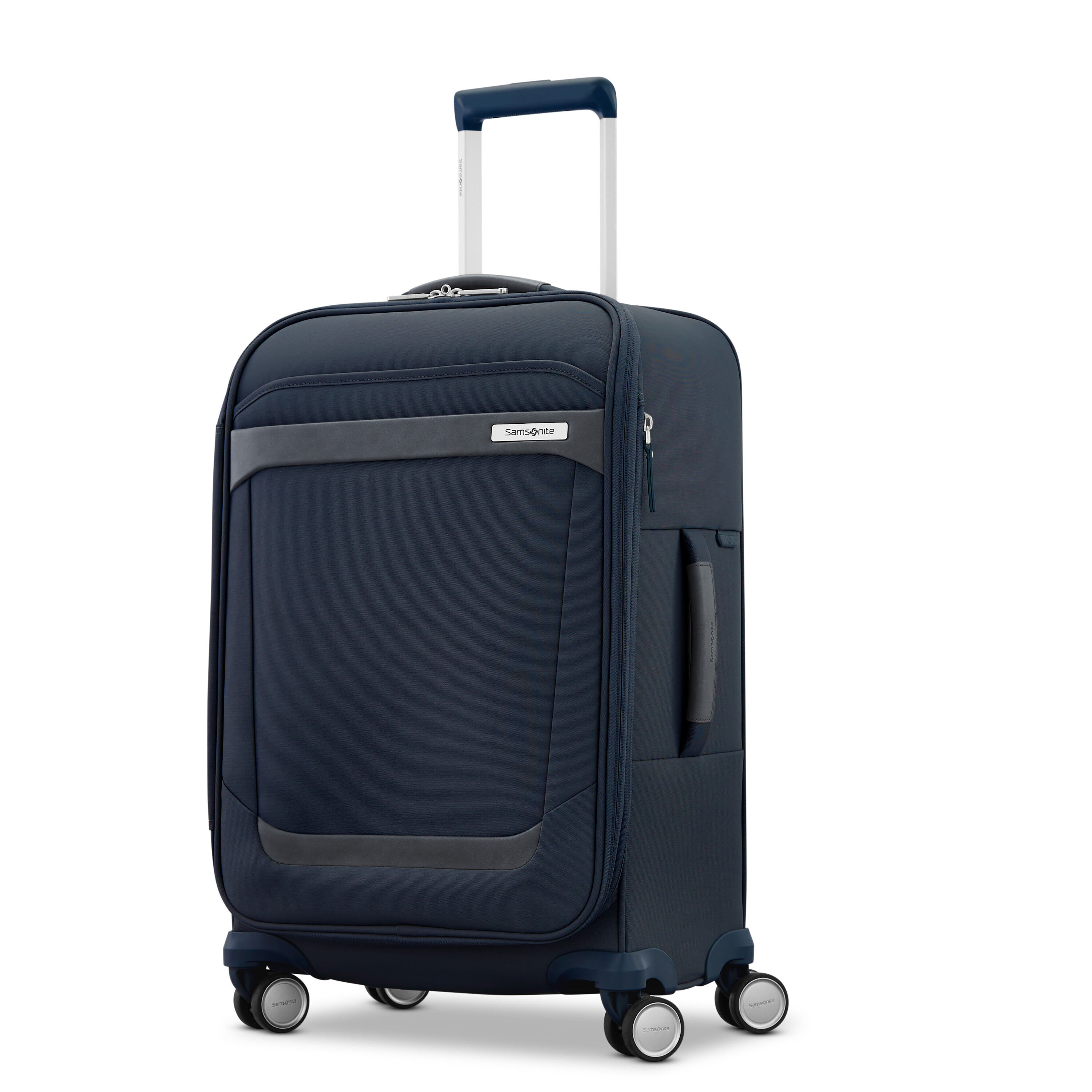Elevation&trade; Plus Softside Carry-On Spinner in the color Midnight Blue.