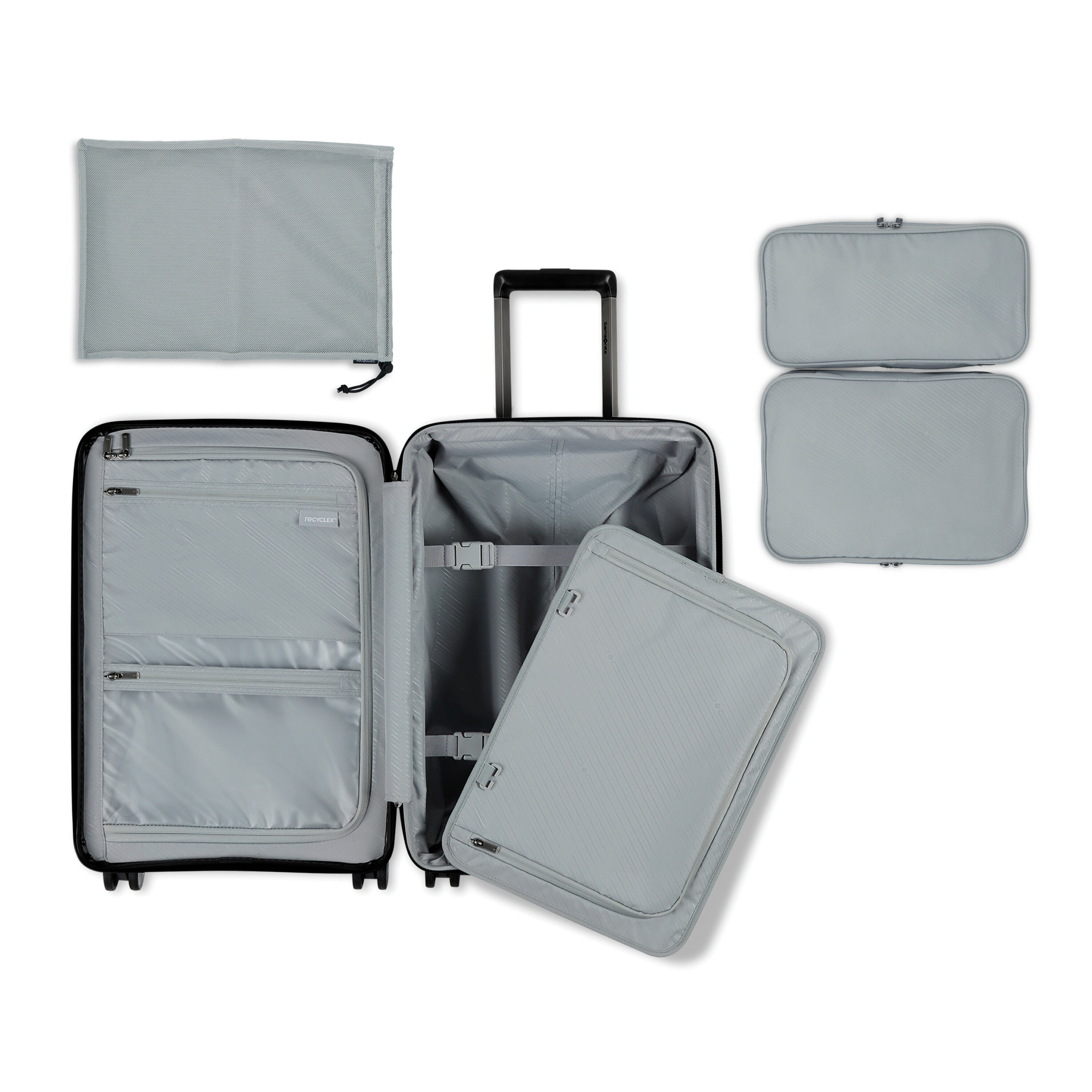 Elevation&trade; Plus Hardside Carry-On Spinner in the color Triple Black.