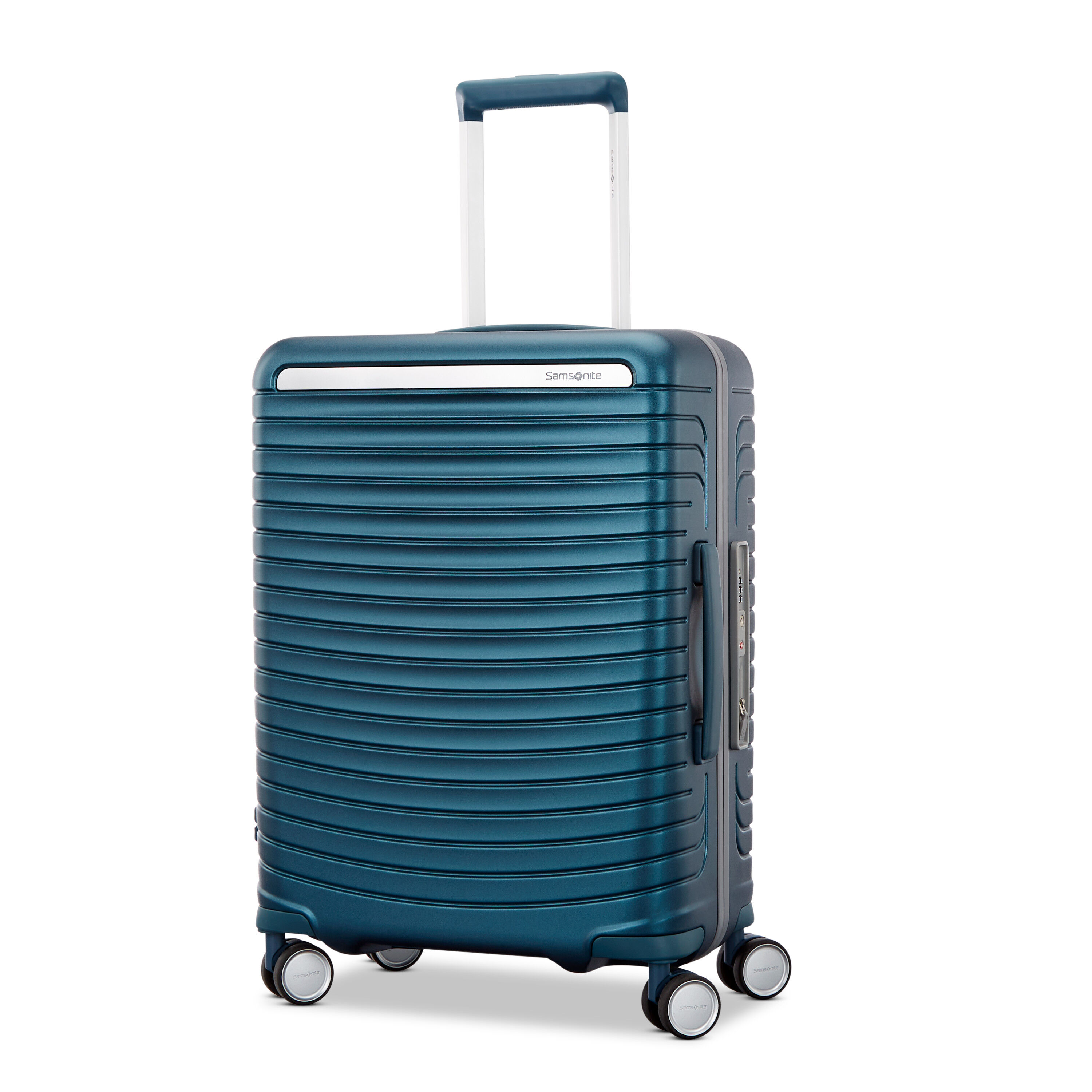 Framelock Max Carry-On Spinner in the color Emerald Teal.