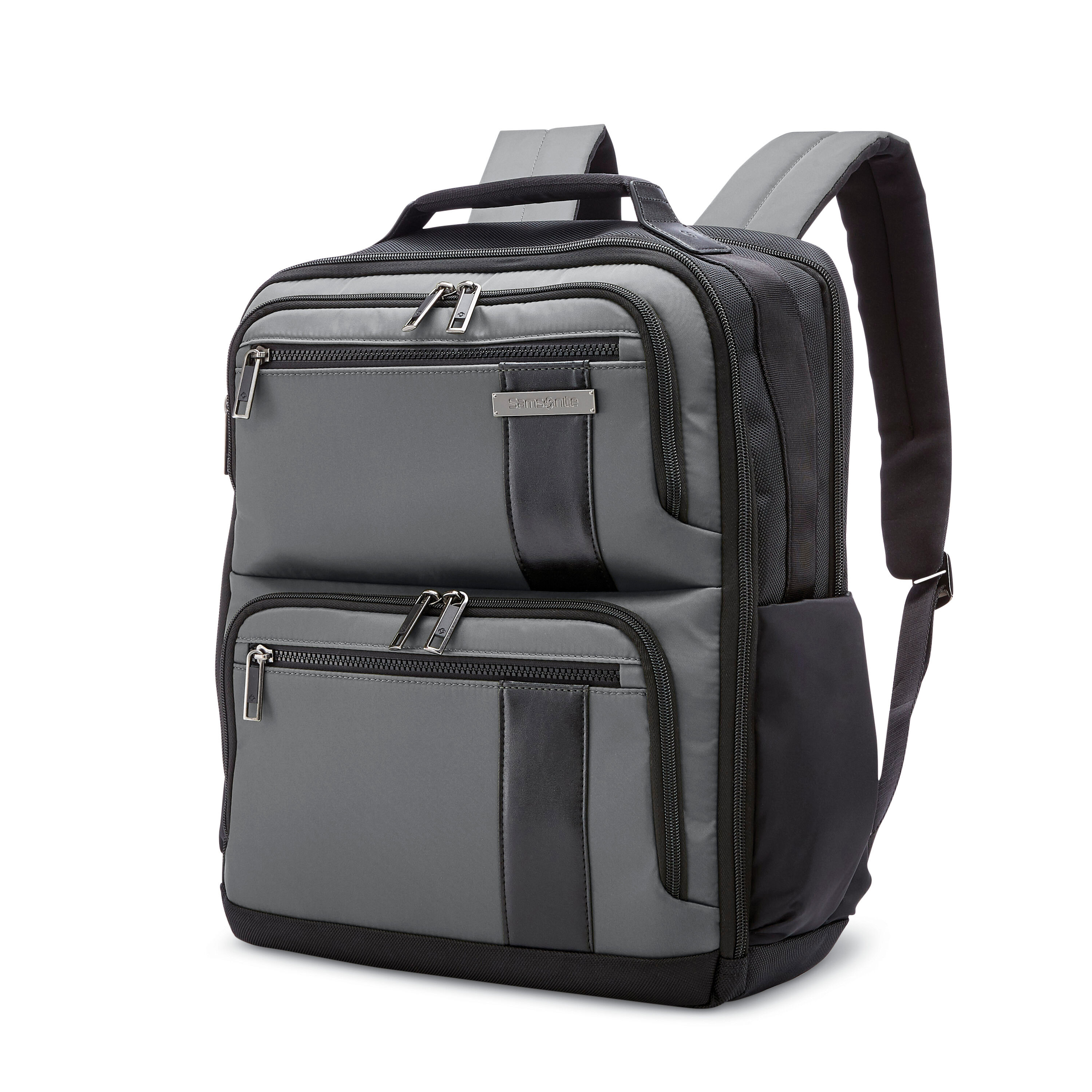 NuRoad 15.6" Backpack in the color Grey/Black.