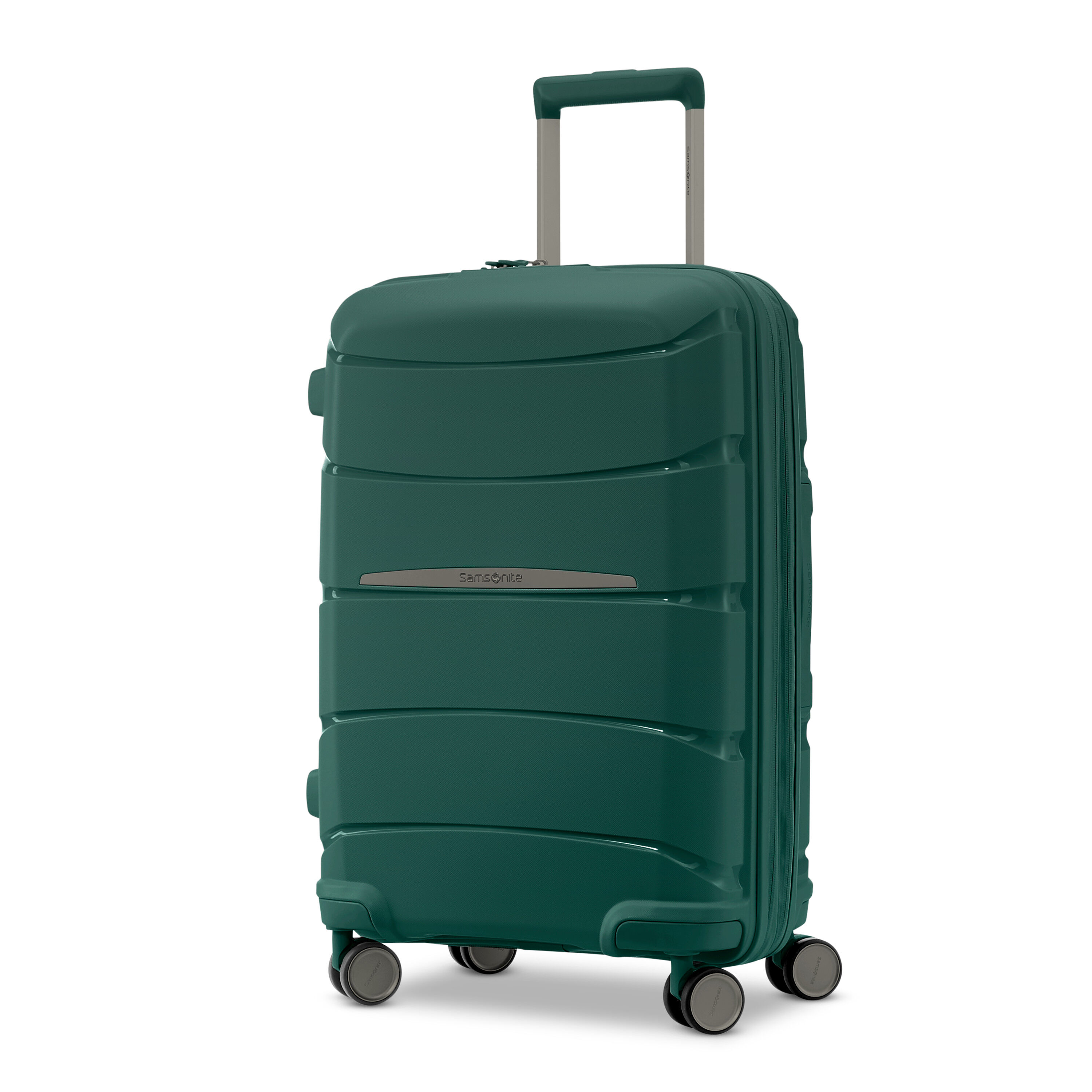 Outline Pro Carry-On Spinner in the color Emerald Green.