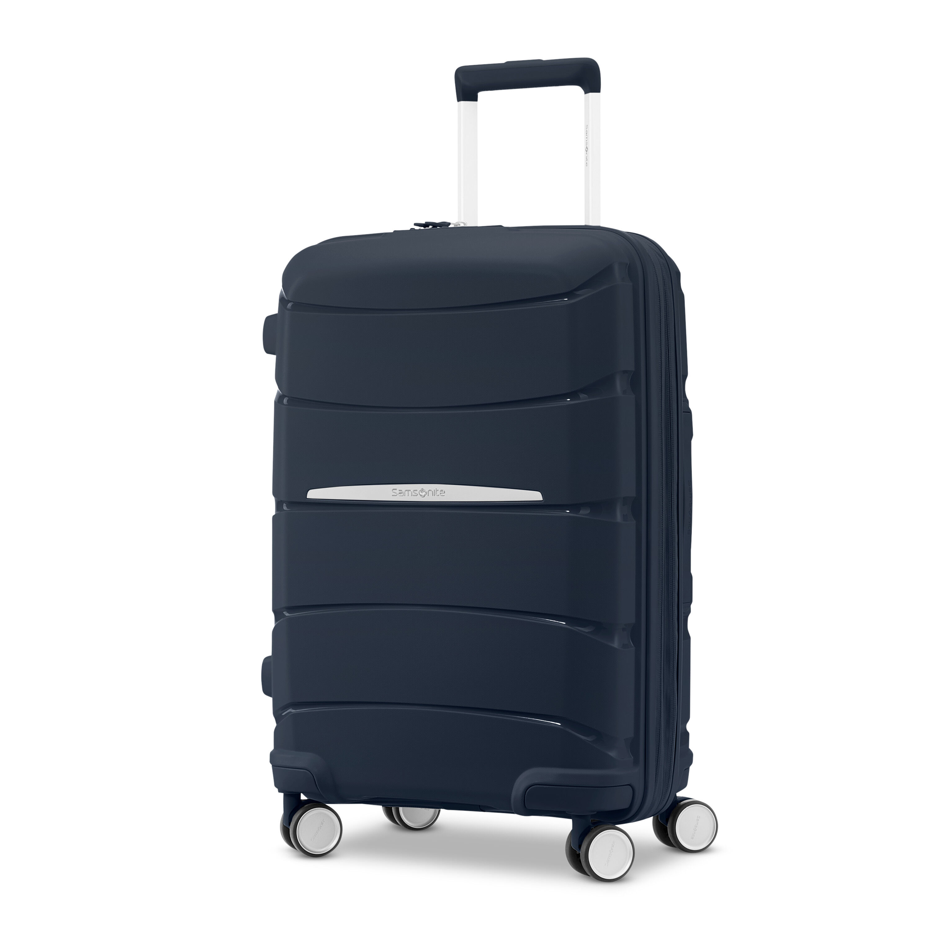 Outline Pro Carry-On Spinner in the color Midnight Blue.