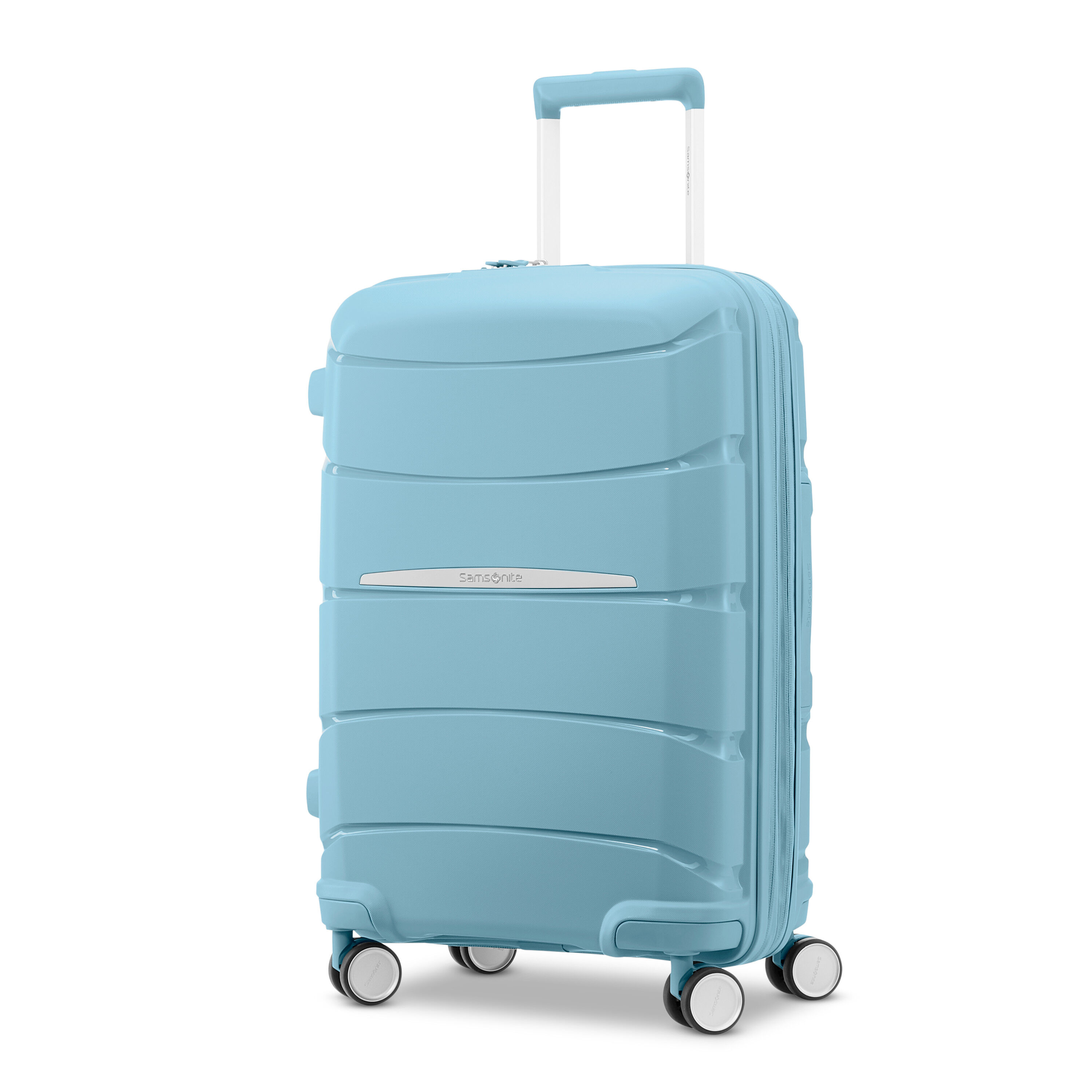 Outline Pro Carry-On Spinner in the color Vintage Blue.