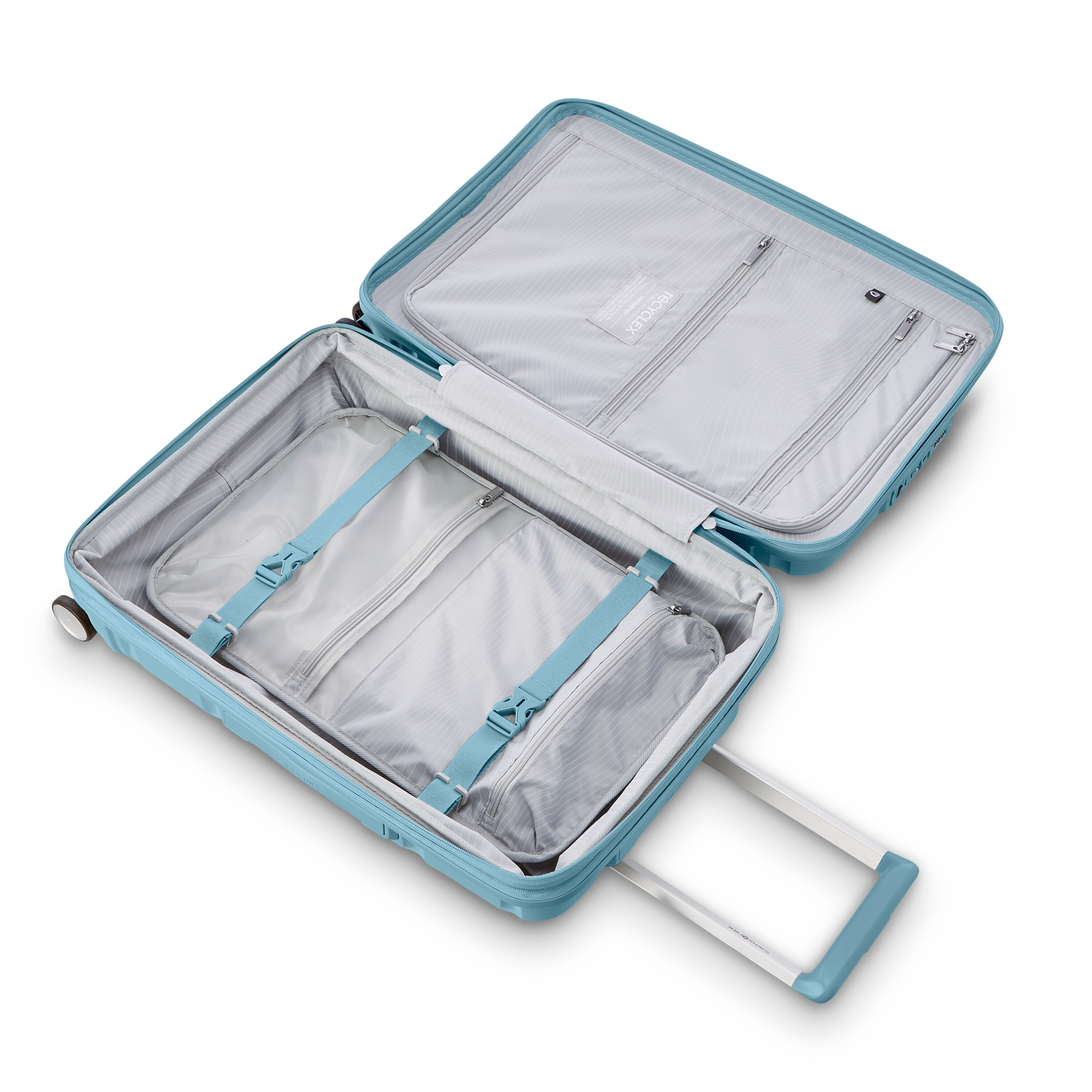 Outline Pro Carry-On Spinner in the color Vintage Blue.