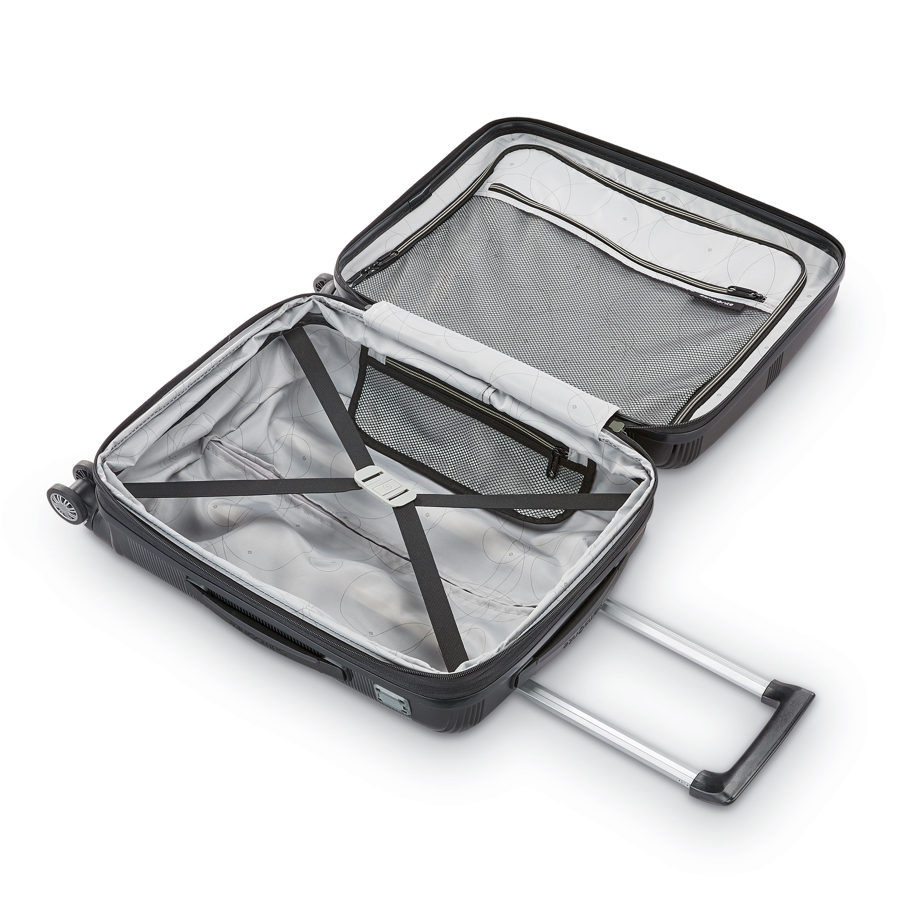 Supra DLX Carry-On Spinner in the color Black.