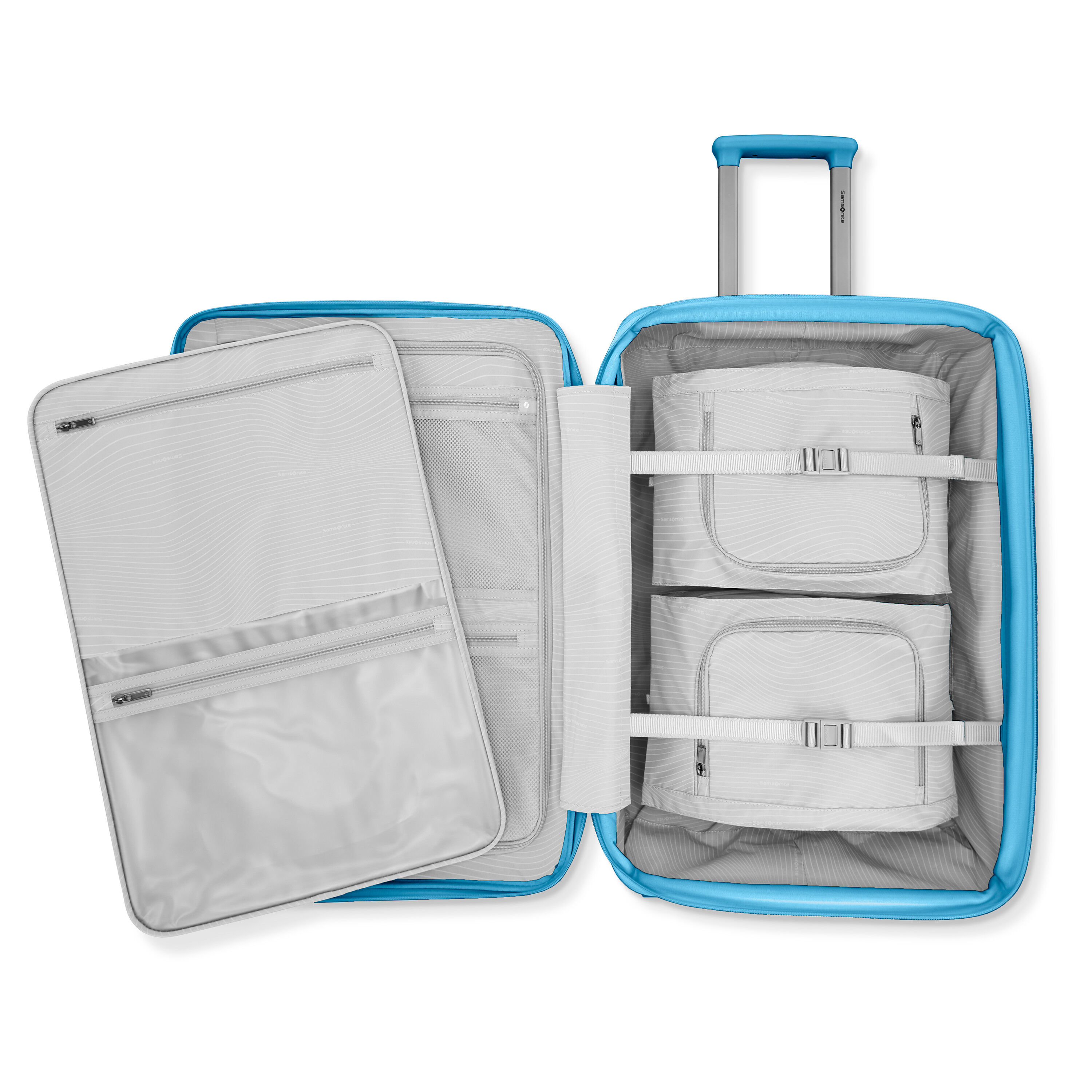 Venue X 3 Piece Set in the color Adriatic Blue.