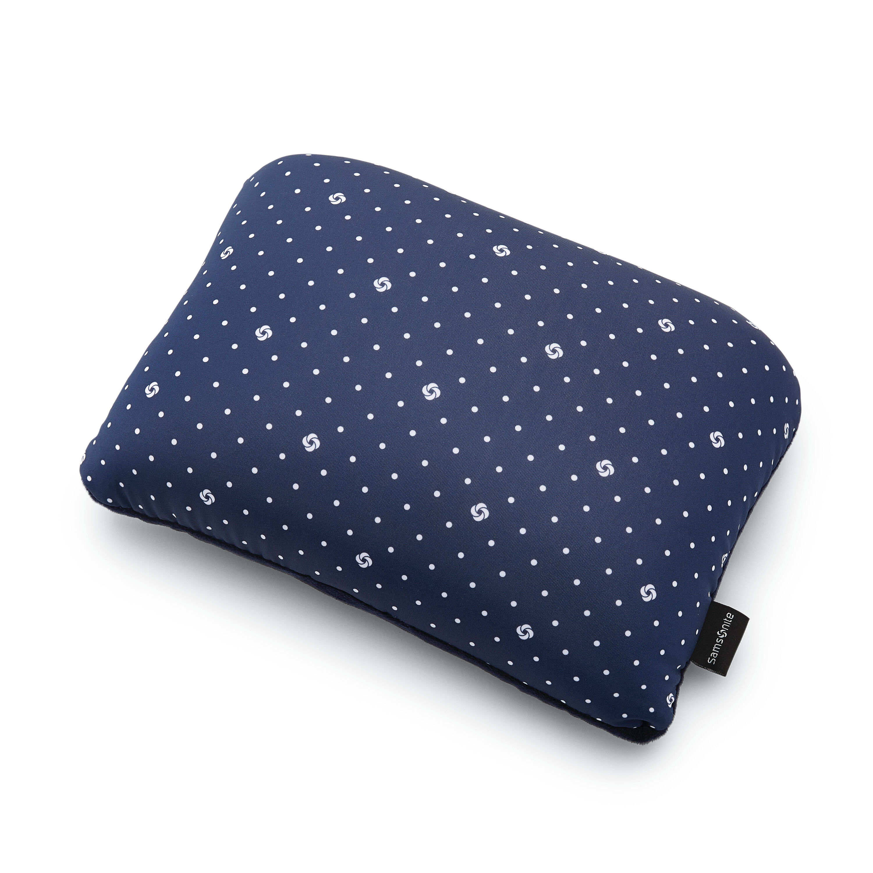Magic 2-in-1 Pillow in the color Navy Dots.
