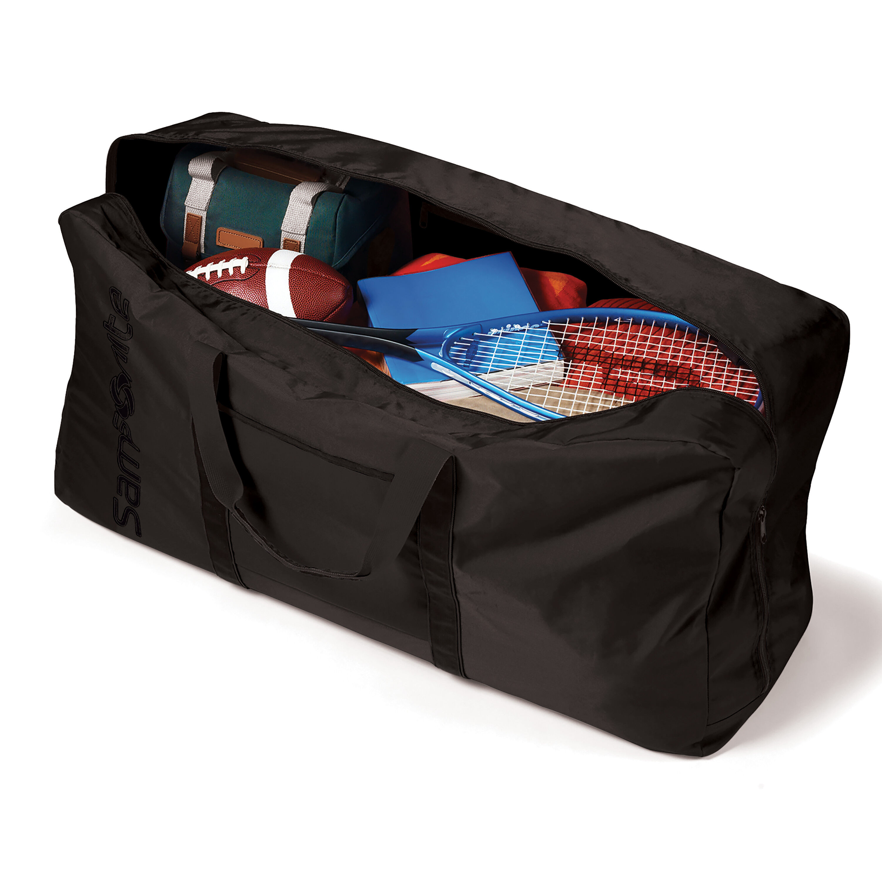 Foldable Tote-A-Ton Duffel in the color All Black. image number 2