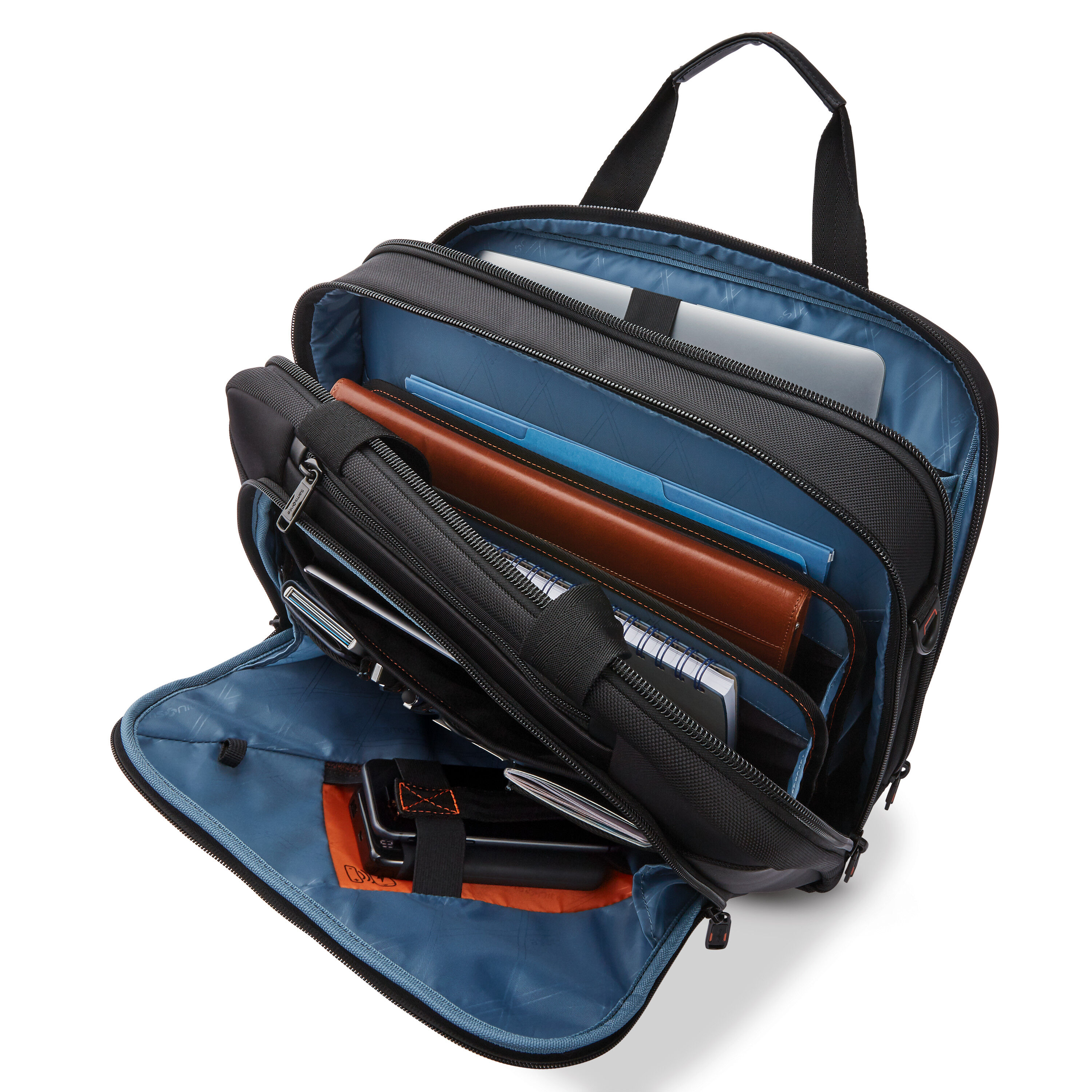 Samsonite Pro Double Compartment Brief in the color Black.