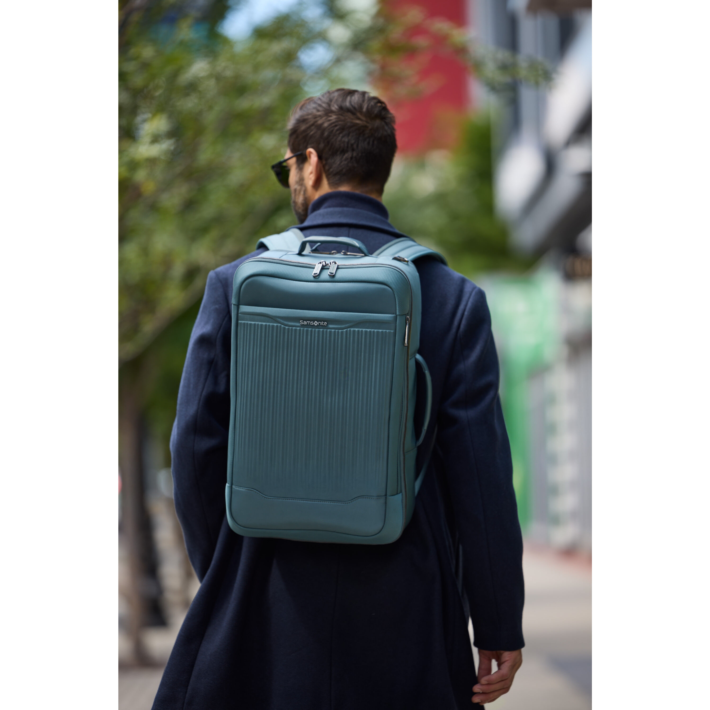 Silhouette 18 Travel Backpack in the color Slate Blue. image number 9