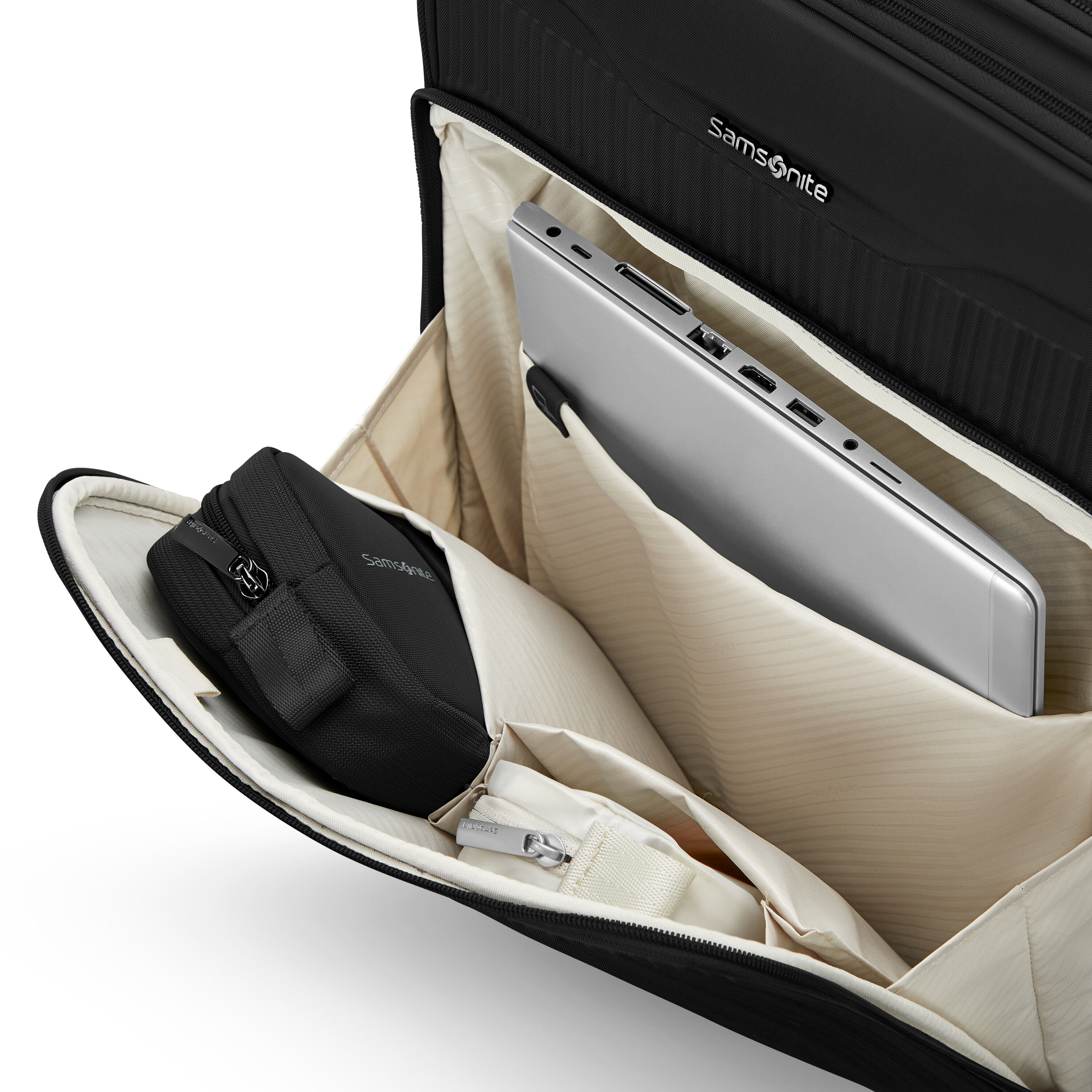 Silhouette 18 Softside Global Carry-On Spinner in the color Black. image number 6