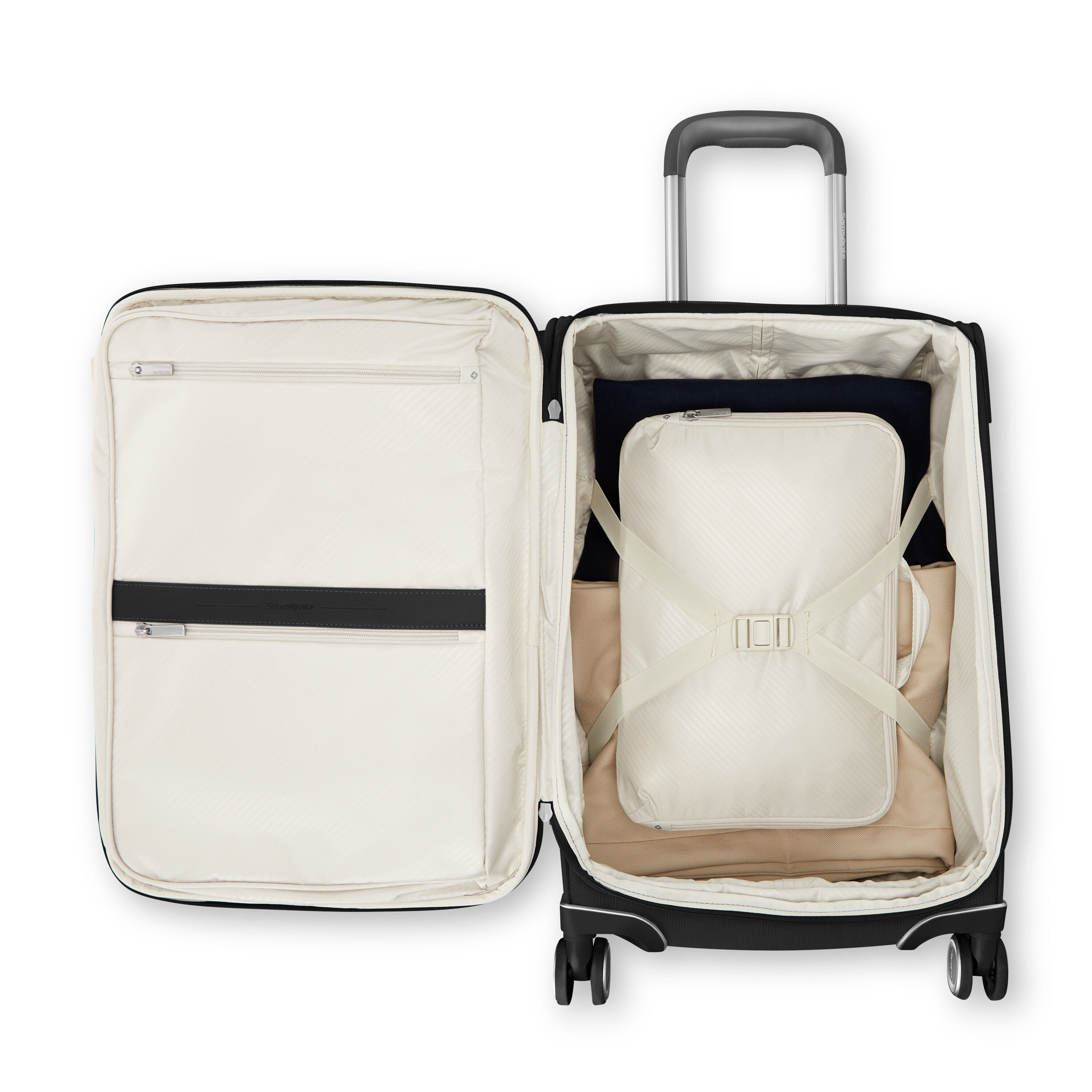 Silhouette 18 Softside Global Carry-On Spinner in the color Black. image number 1