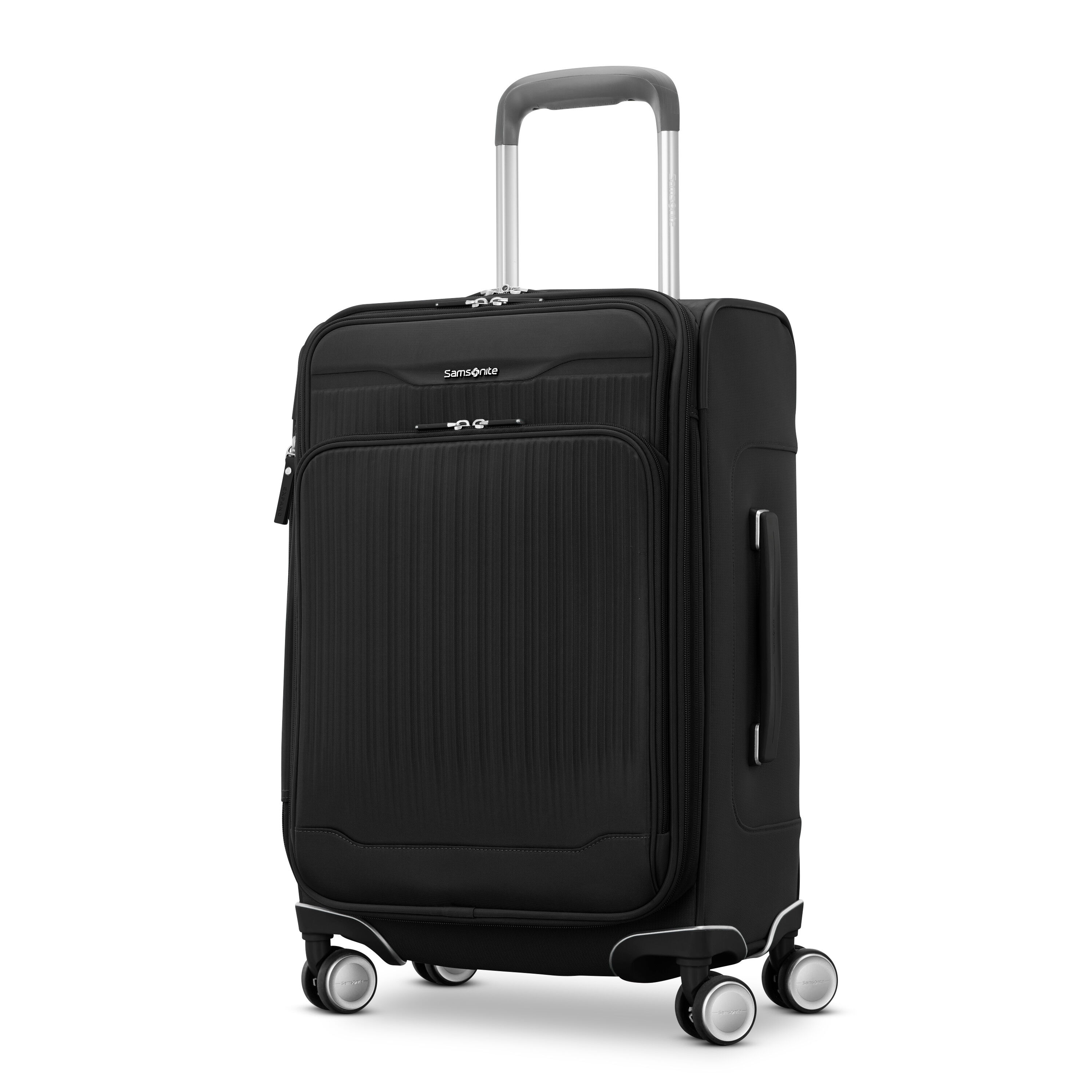 Silhouette 18 Softside Carry-On Spinner in the color Black.