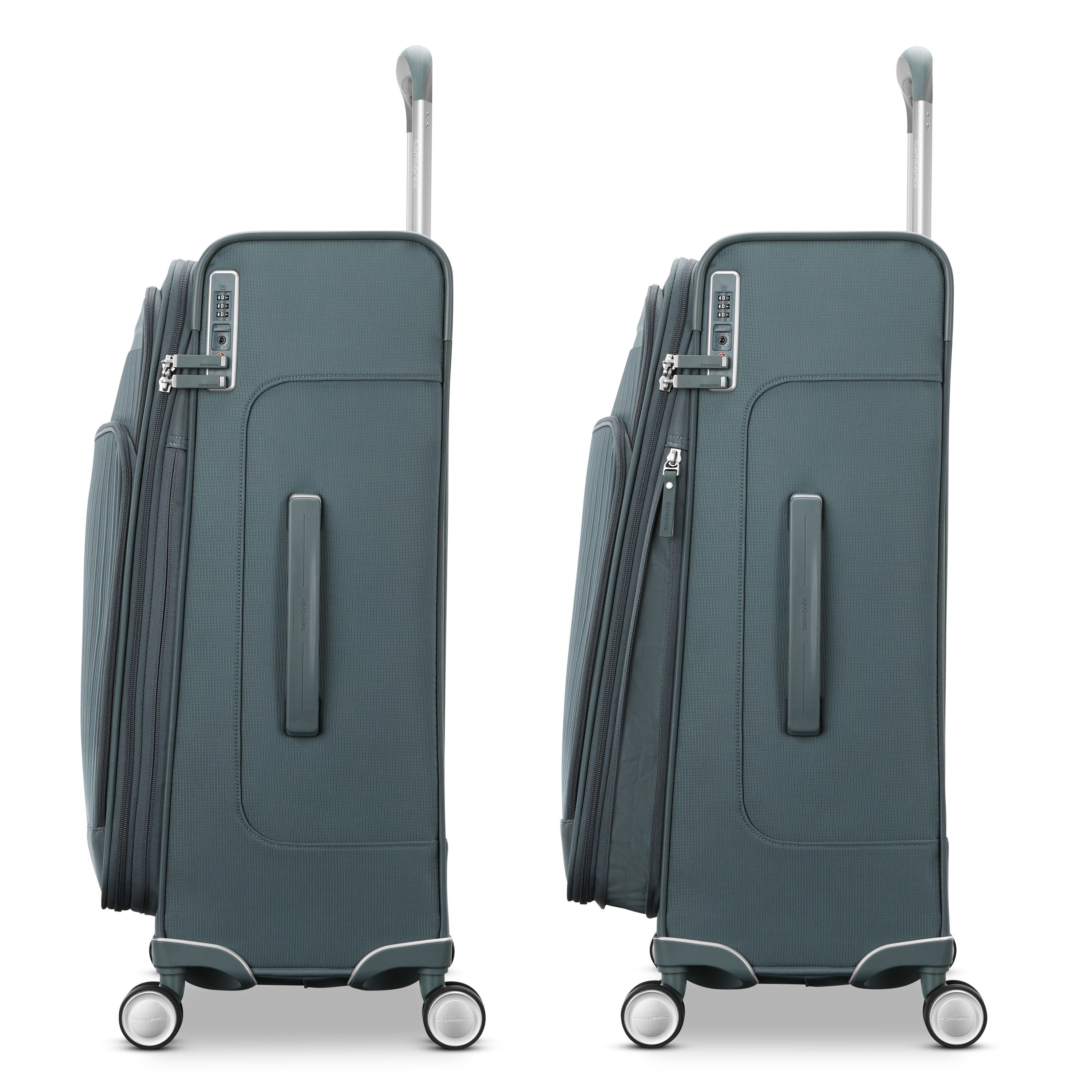 Silhouette 18 Softside Medium Spinner in the color Deep Navy. image number 7
