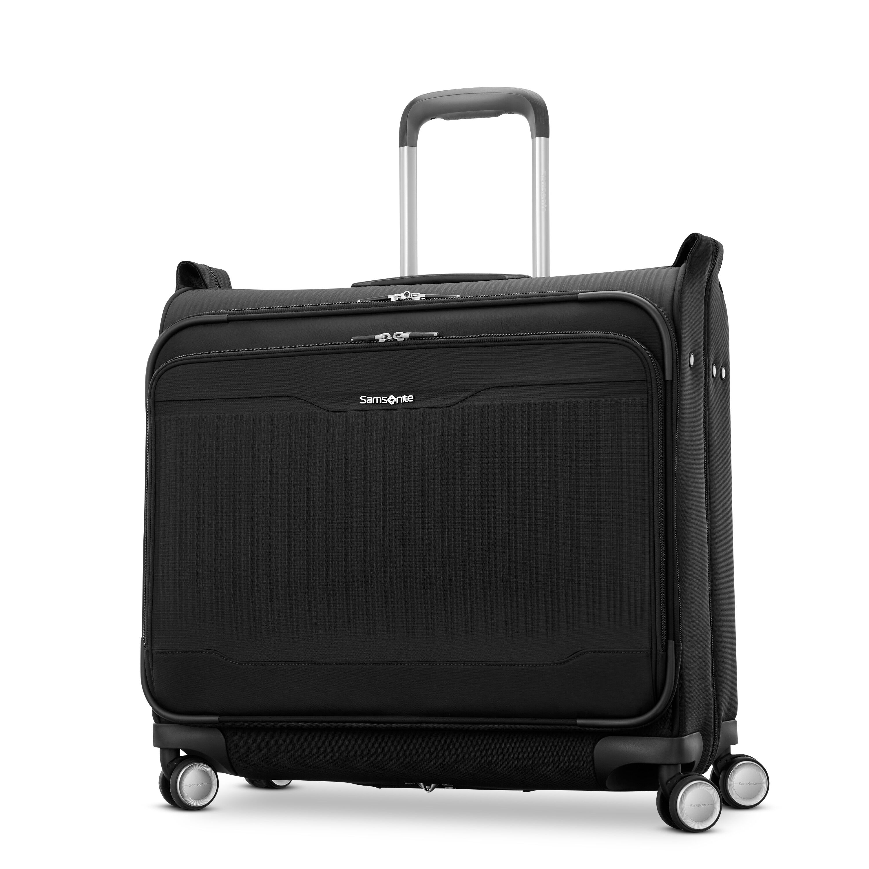 Silhouette 18 Softside Garment Bag Spinner in the color Black.