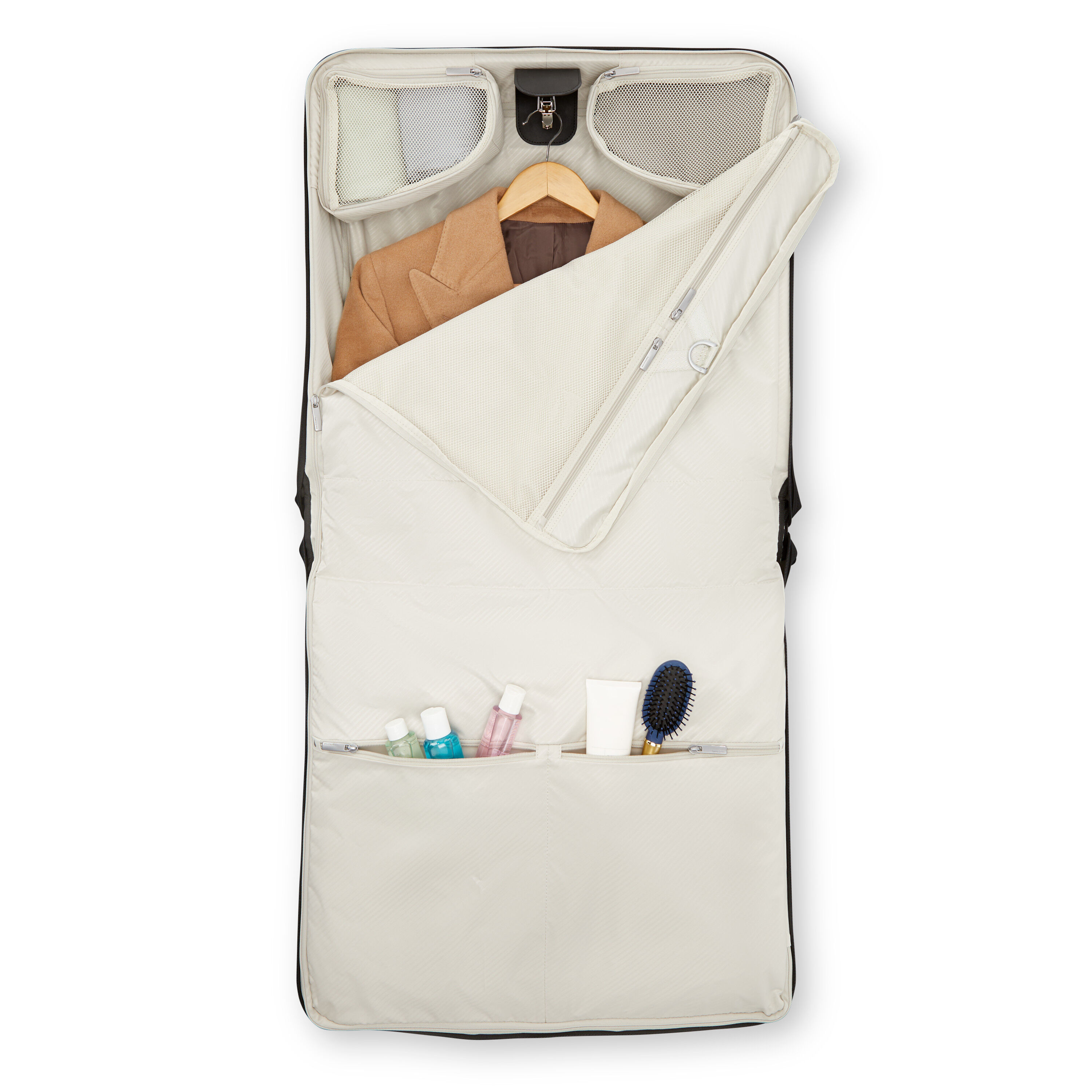 Silhouette 18 Softside Garment Bag Spinner in the color Black.