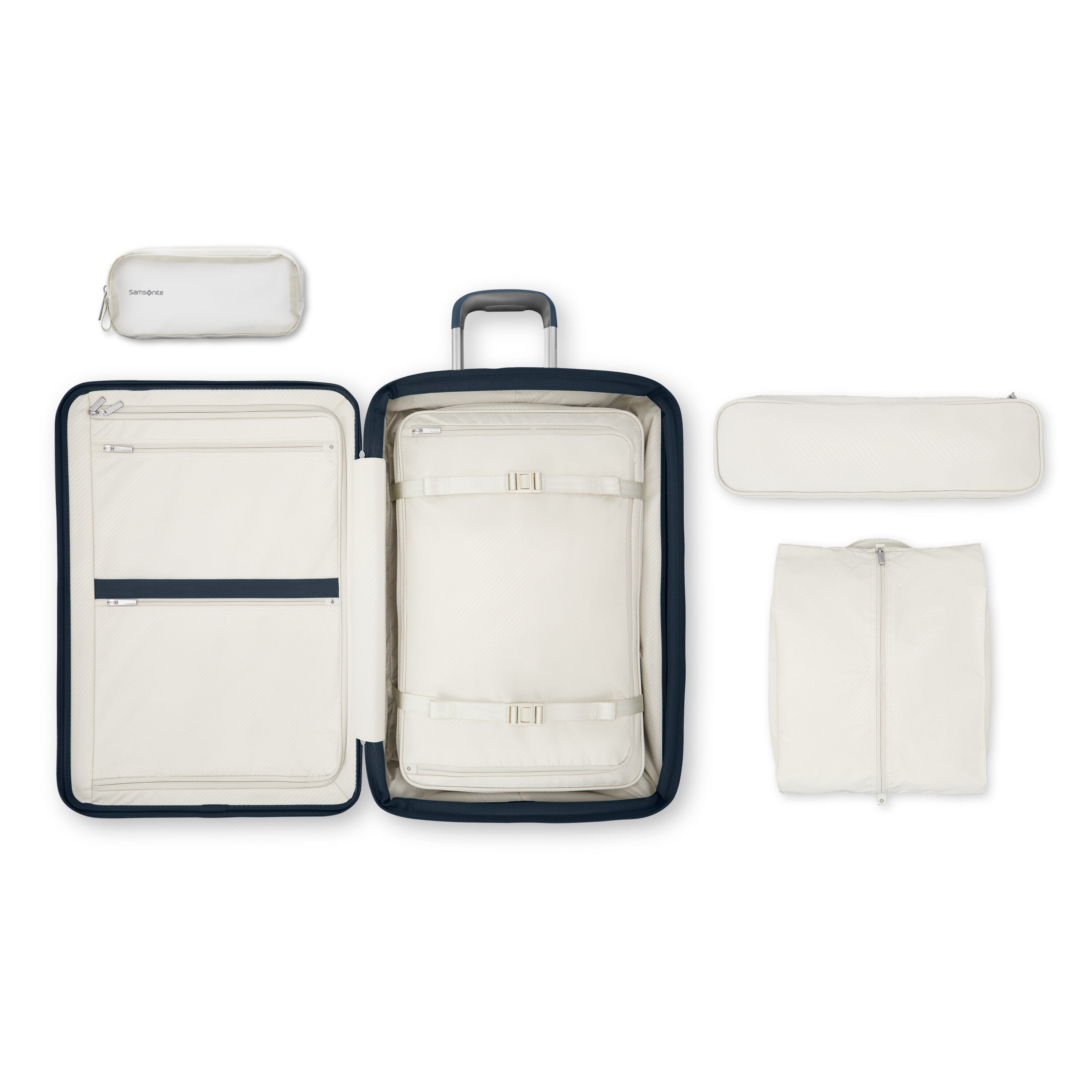 Silhouette 18 Hardside Carry-On Spinner in the color Deep Navy.