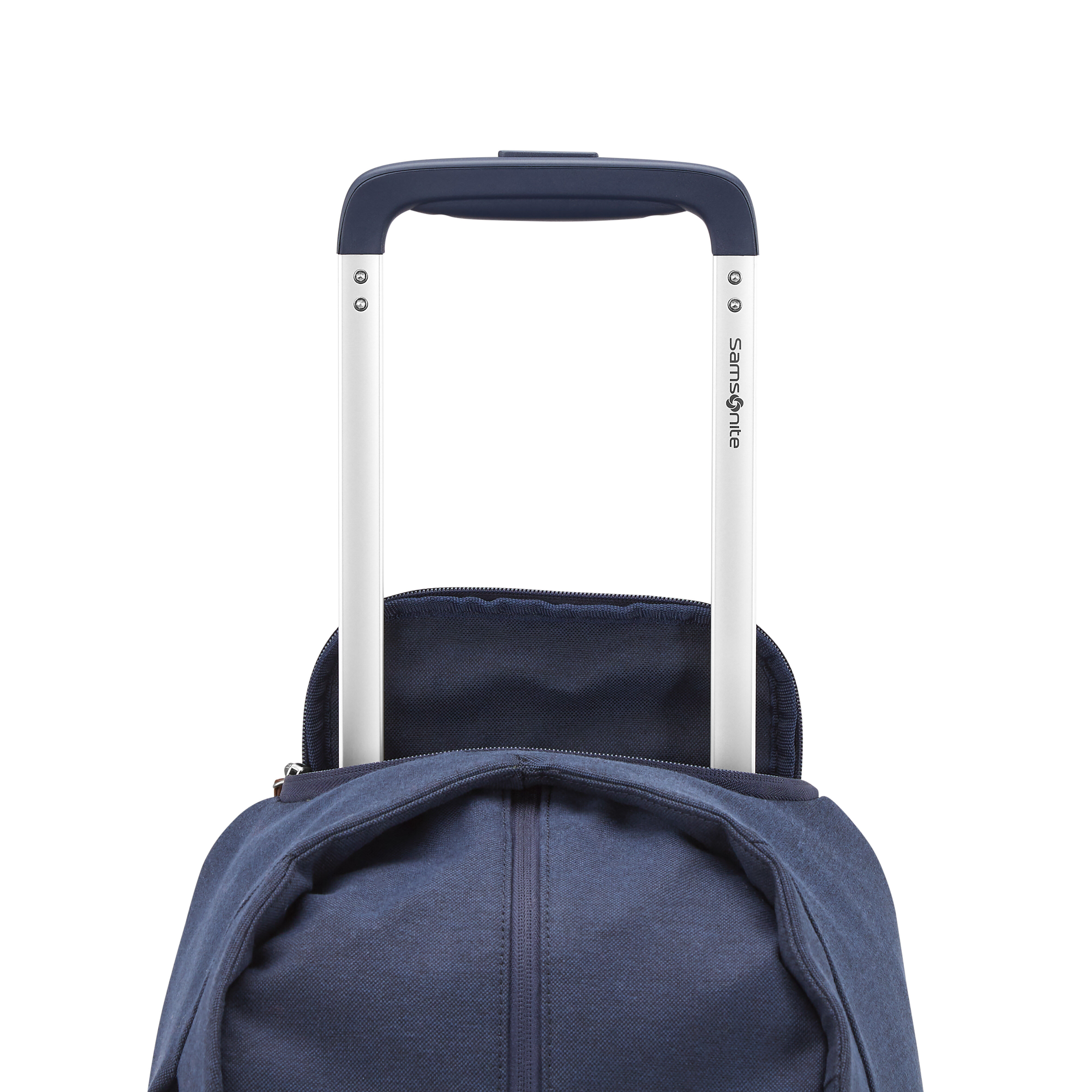 Virtuosa Wheeled Duffel in the color Navy. image number 2